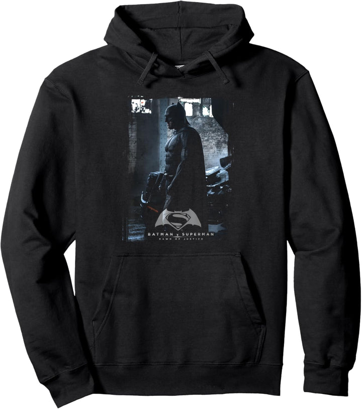Batman v Superman Bat Poster Pullover Hoodie