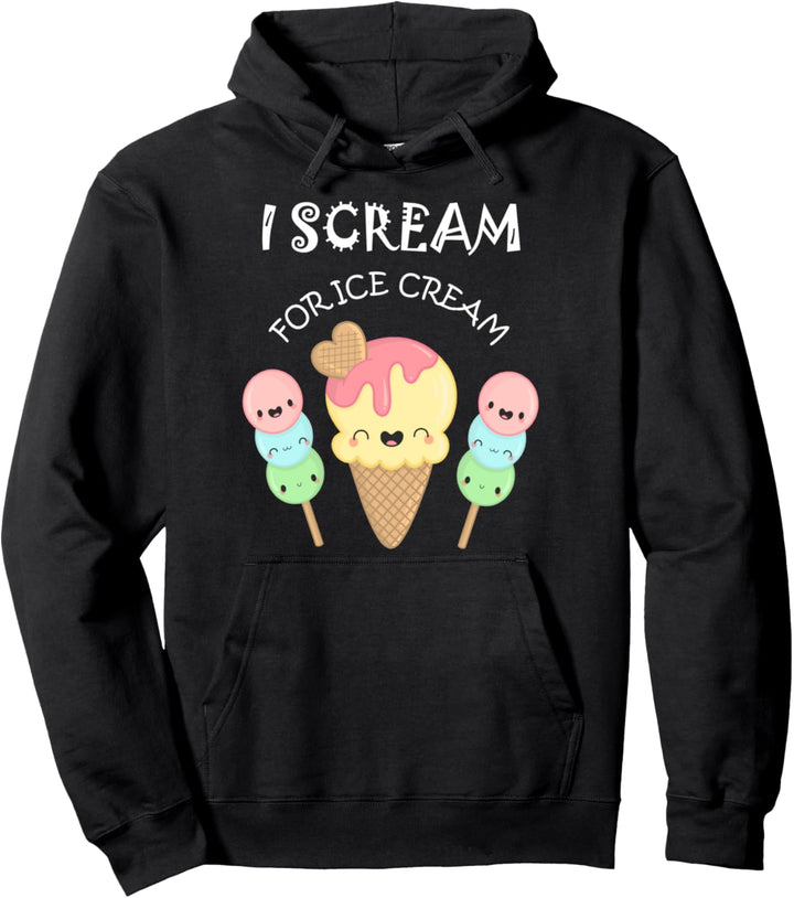 I Scream For Ice Cream Kleidung Eiscreme Sommer Pullover Hoodie