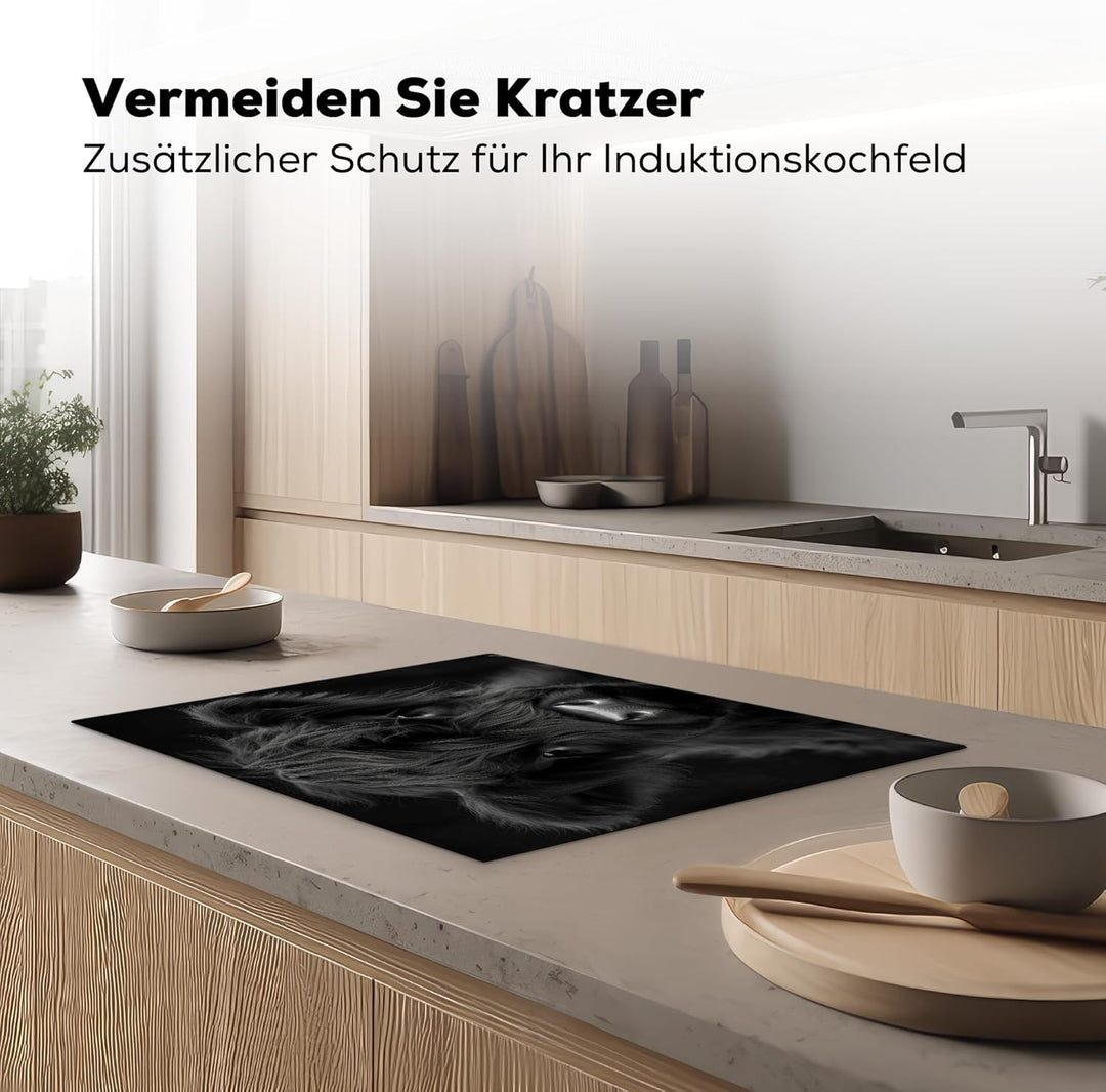 Herdabdeckplatte 70x52 cm Einteilig Induktionsmatte Küche Abdeckung Ceranfeld Herd Abdeckplatte Deko