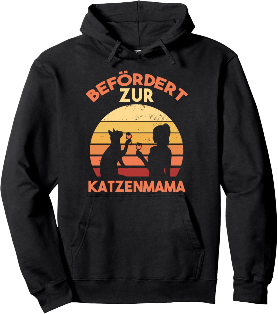 Befördert zur Katzenmama Pullover Hoodie