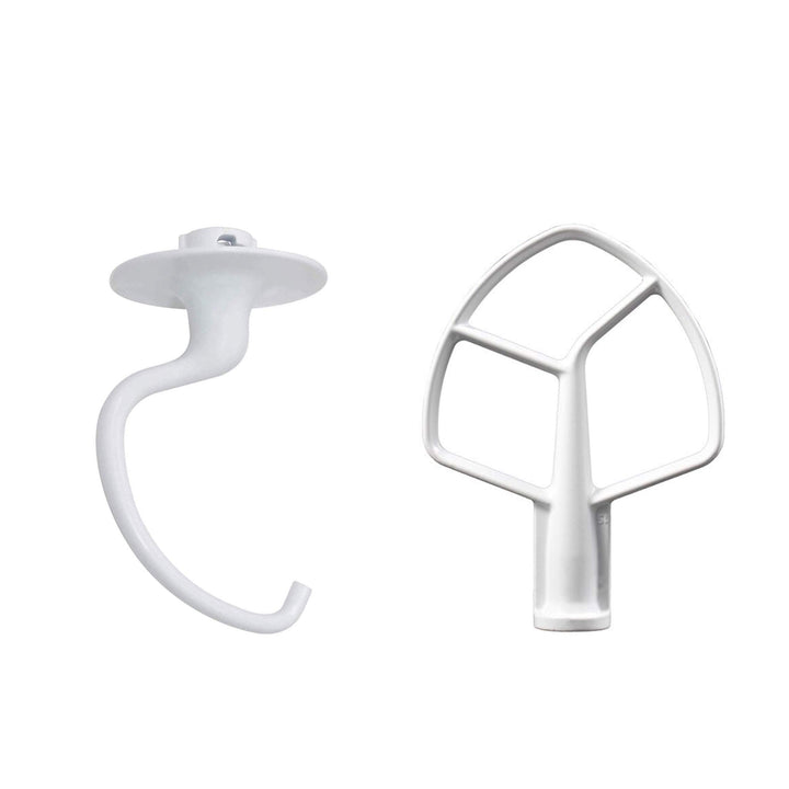 Original Zubehör Knethaken K5ADH und Flachrührer K5AB für Kitchenaid Küchenmaschinen KPM5, KSM50, K5