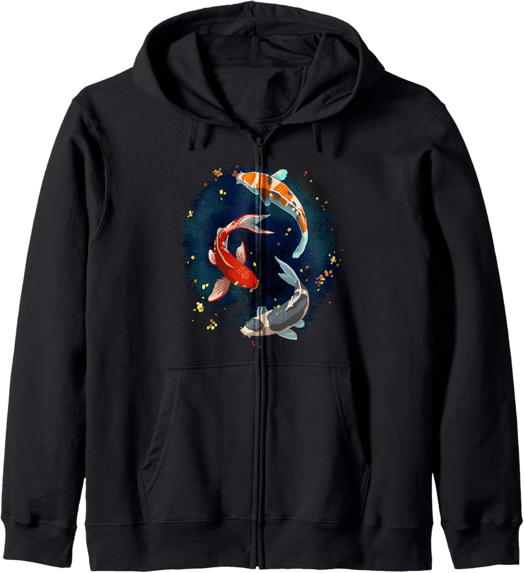 Japanische Koi Fische I Koi Karpfen Teich Japan Kapuzenjacke