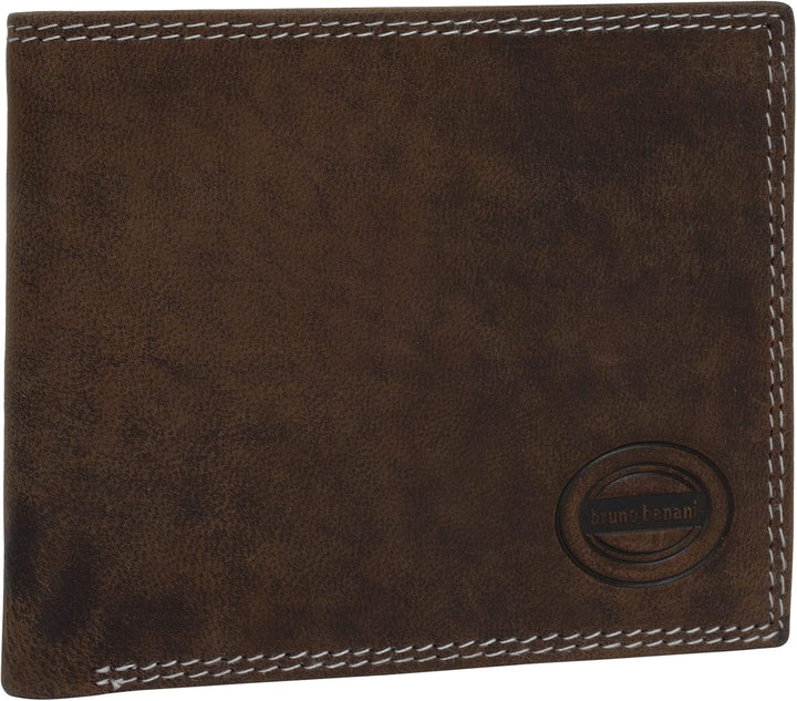 bruno banani Geldbörse Echt Leder braun Herren - 021121, Braun