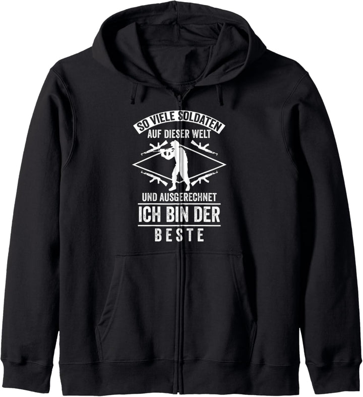 Soldat Militär Bundeswehr Armee Veteran Kapuzenjacke