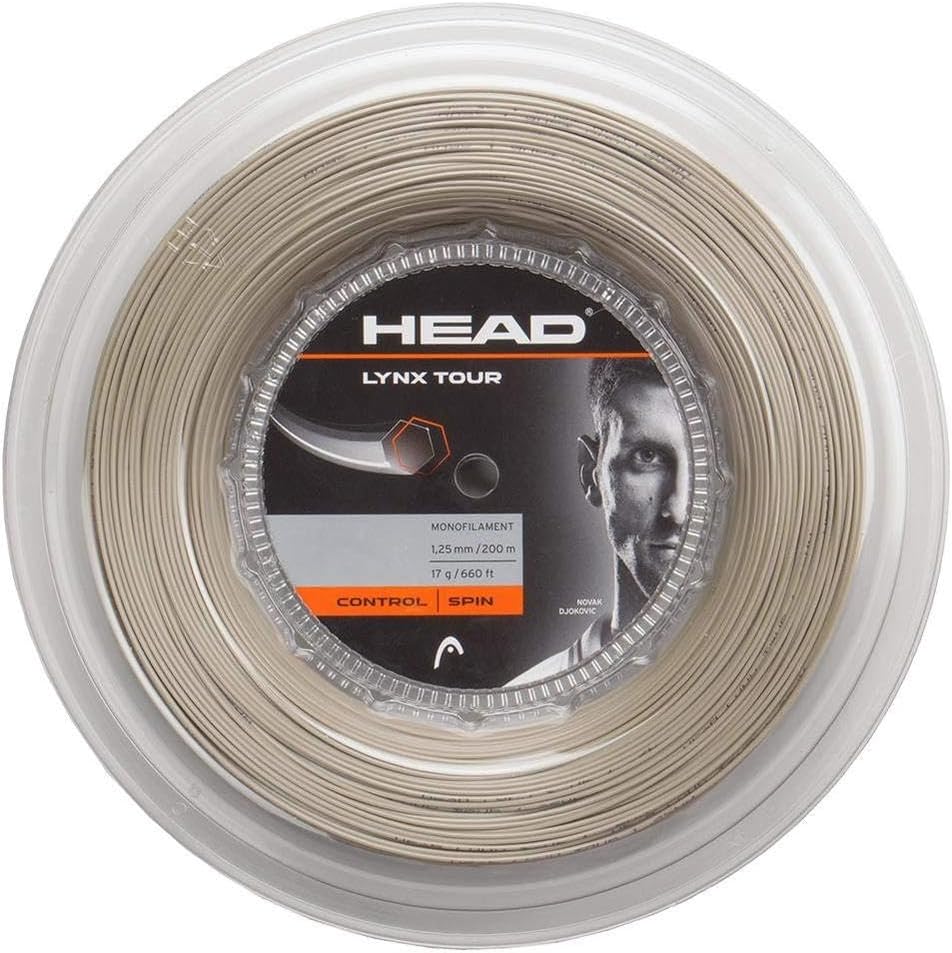 HEAD Lynx Tour Reel Tennis-Saite 16 champagne, 16 champagne