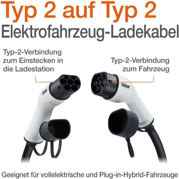 Osram BATTERYcharge 7PIN 3PHASE Fahrzeugtyp: 2 Ladepunkt-Ladegerättyp: 2 Max. Leistung: 22 kWh, Fahr
