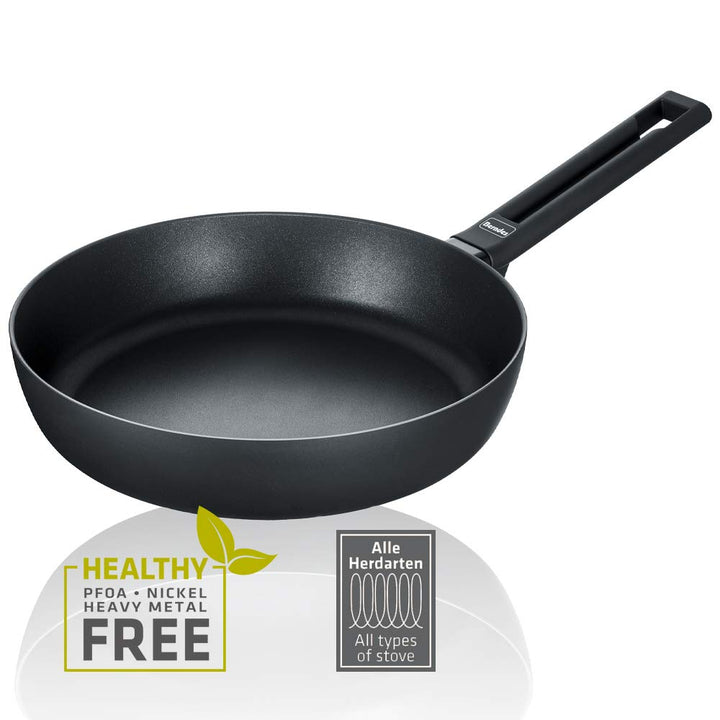 Berndes 11325 Alu Induction Schmorpfanne 24 cm Aluminium schwarz