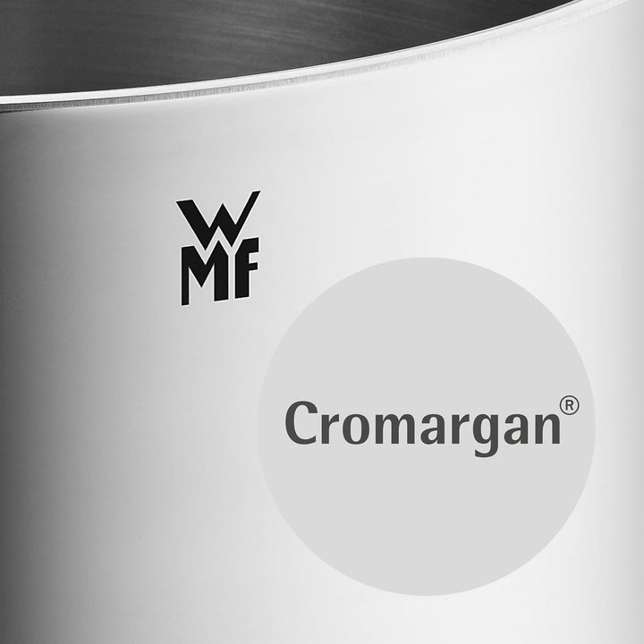 WMF Quality One Topfset Induktion 5-teilig, Kochtopf Set mit Glasdeckel, Cromargan Edelstahl poliert