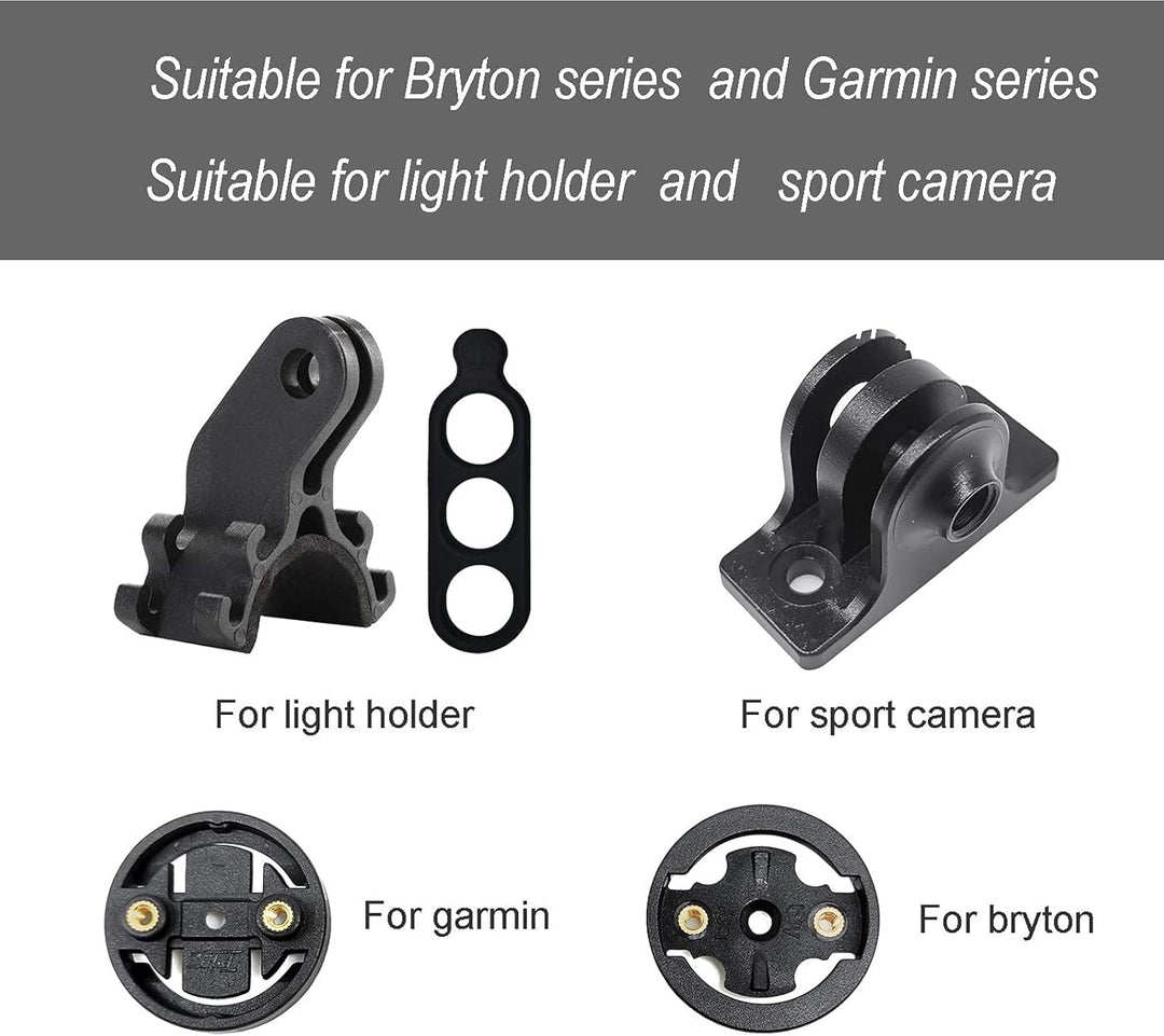 Fahrradcomputer GPS Lenkerhalterung, passend für Bryton Rider, Garmin Edge (200, 500, 510, 800, 810