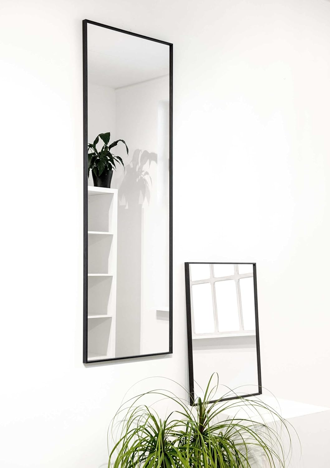 nielsen HOME Wandspiegel Alpha, Grau, Aluminium, ca. 50x70 cm Grau 50 x 70 cm, Grau 50 x 70 cm