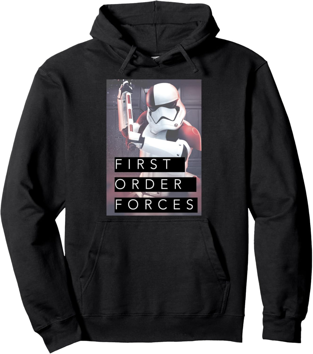 Star Wars The Last Jedi Trooper First Order Forces Poster Pullover Hoodie
