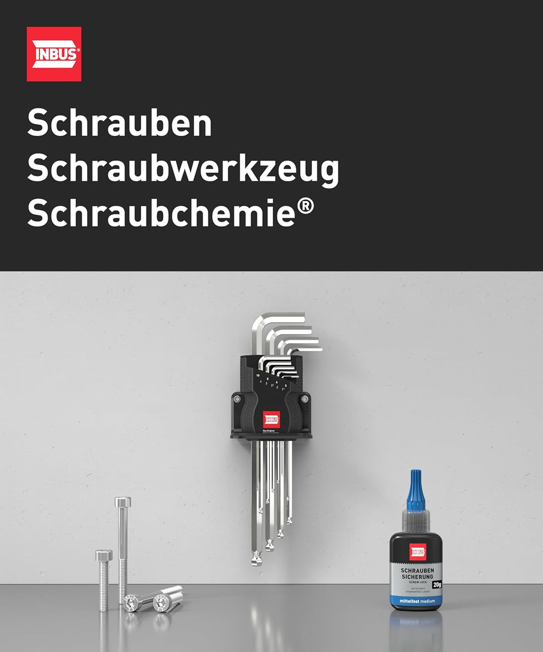 INBUS® Winkelschraubendreher 1.5mm, 100 Stück | Das Original. Made in Germany. (ID: 73431) 1.5 mm (1