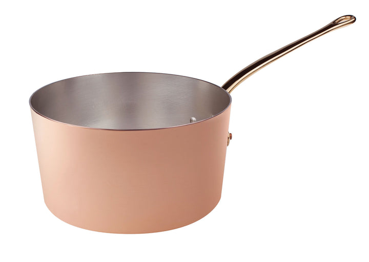 Pentole Agnelli ALCU105F16 Hochverzinkter Kupferauflauf mit 1 Griff, 16 cm, 16 cm