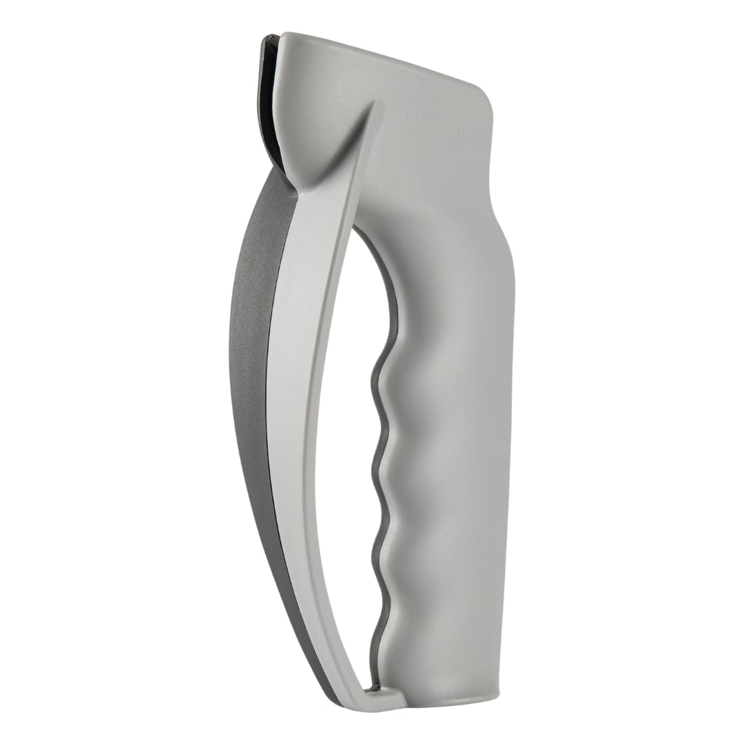 VICTORINOX Profi Messerschärfer, Messerschleifer, Knife Sharpener, Robuster Kunststoffgriff, Grau Si
