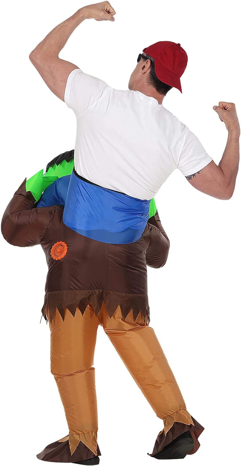 "MONSTER RIDER" (airblown inflatable costume) (4 x AA batteries not included) - (One Size Fits Most