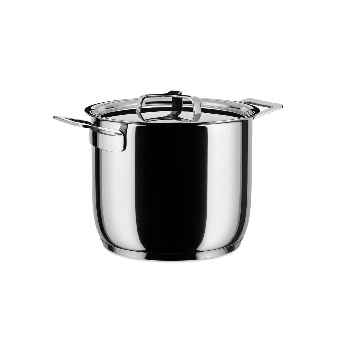 Alessi POTS &amp; Pans Topf, Edelstahl, Silber, 20 cm, 20 cm
