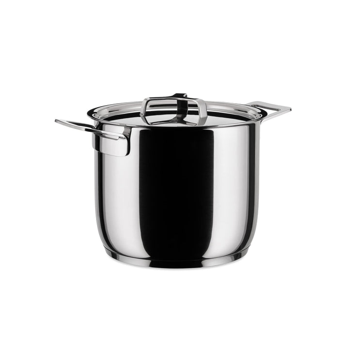 Alessi POTS &amp; Pans Topf, Edelstahl, Silber, 20 cm, 20 cm