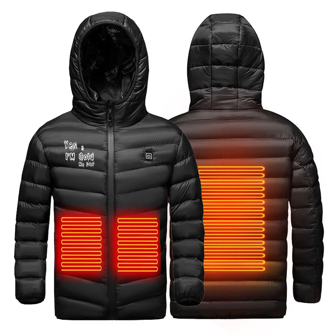Battnot Kinder beheizte jacke beheizte Weste USB wiederaufladbare elektrische Heizjacke Waschbare Wi