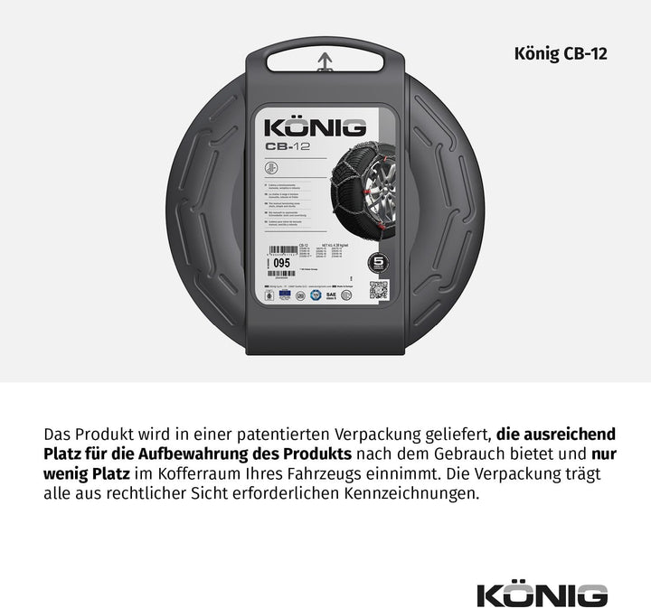 KÖNIG CB-12 040 - Schneeketten, CB-12 040