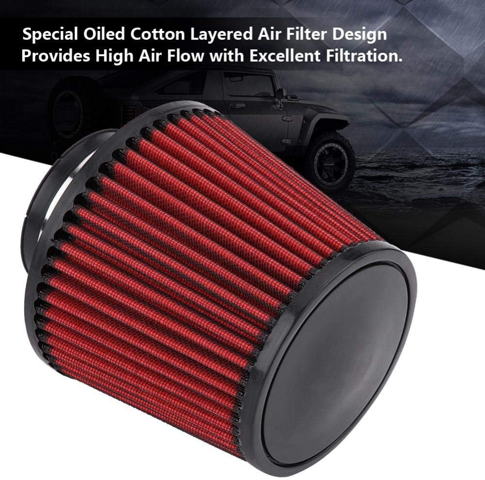 Universal Auto Luftfilter High Flow Einlass Lufteinlass Rundkegel Luftfilter Reiniger Clamp-On Motor