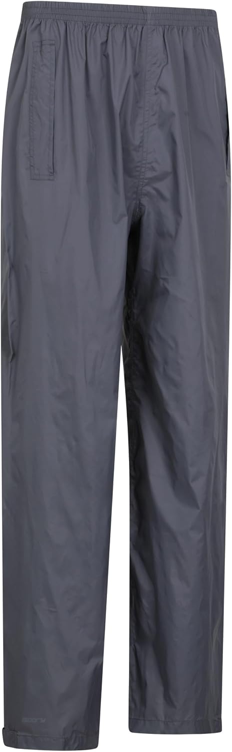 Mountain Warehouse Pakka wasserdichte Überziehhose für Herren - Schnell trocknende Regenüberhose für