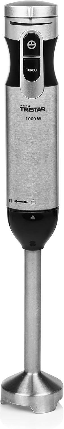 Tristar MX-4829 Stabmixer-Set - Stabmixer mit Zubehör – Turbo-Funktion – 2 Klingen - 1000 Watt Stabm