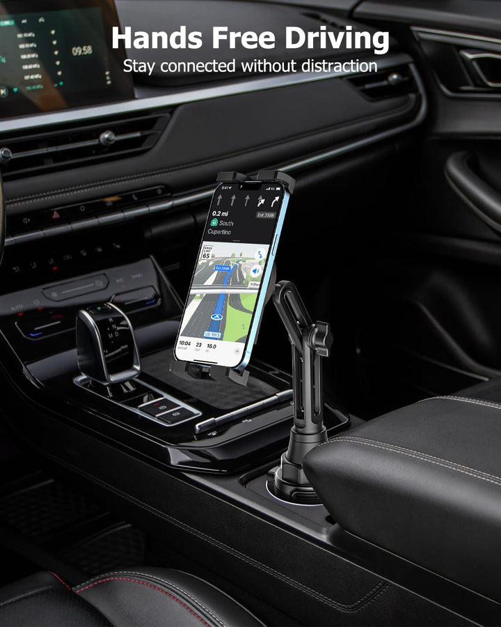 Getränkehalter Auto Tablet Halterung, woleyi PKW LKW Becherhalter Tablet Handyhalter mit Verstellbar