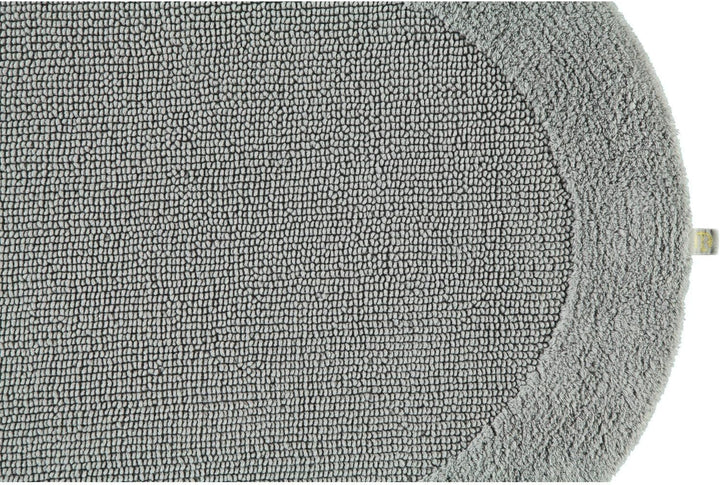 Rhomtuft Badteppiche Exquisit Kiesel - 85 100 cm rund