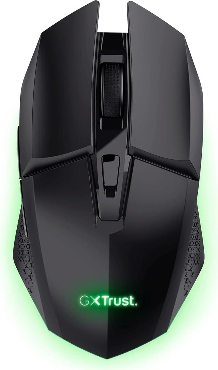 Trust Gaming GXT 112 Felox Wiederaufladbare Kabellose Gaming Maus mit Mauspad, 80 Stunden Akkulaufze