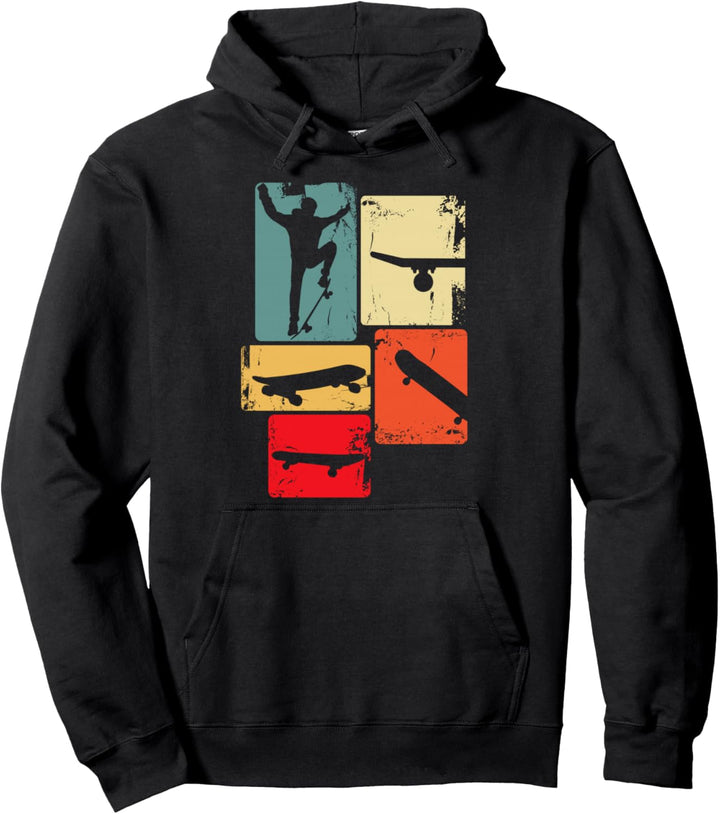 Skater Skateboard Stunt Skater Jungen Kinder Pullover Hoodie