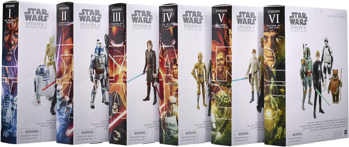 Hasbro Star Wars Episode I Digital Release Commemorative Collector Set mit 4 Figuren