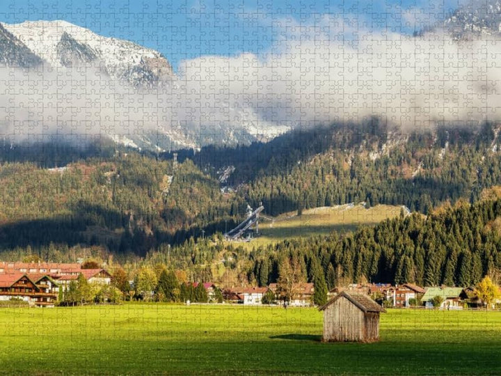 CALVENDO Puzzle Oberstdorf 2000 Teile Lege-Grösse 90 x 67 cm Foto-Puzzle Bild von TomKli