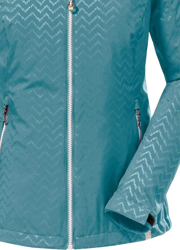 Killtec Damen Kos 176 Wmn Sftshll Jckt Softshelljacke mit abzippbarer Kapuze, aqua