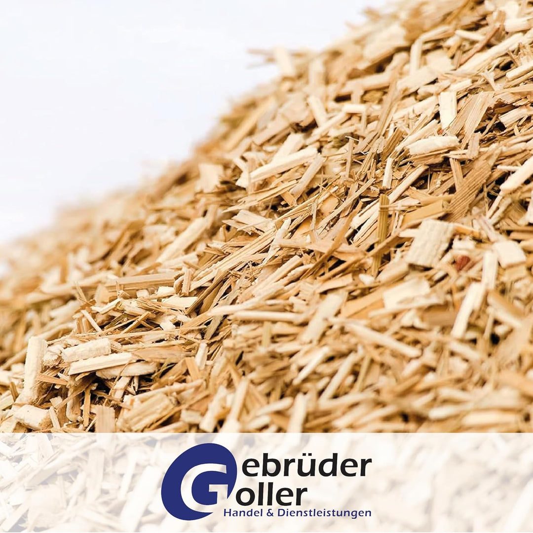 Bio Miscanthus Einstreu grob - Staubarm &amp; Saugstark - Einstreu für Kleintiere wie Kaninchen, Meersch
