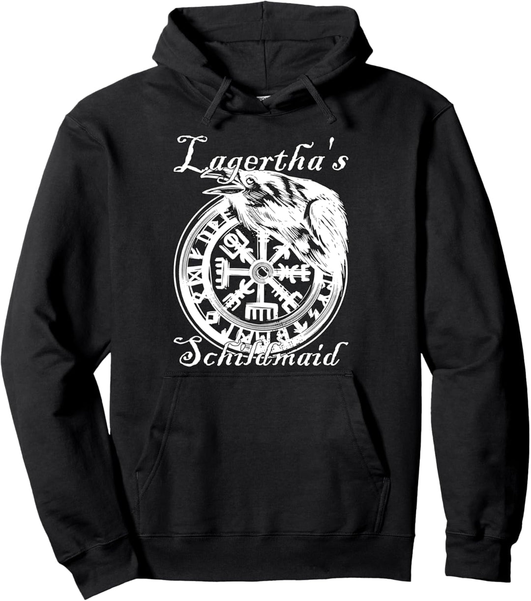 Wikinger Lagertha Schildmaid Kompass Pullover Hoodie