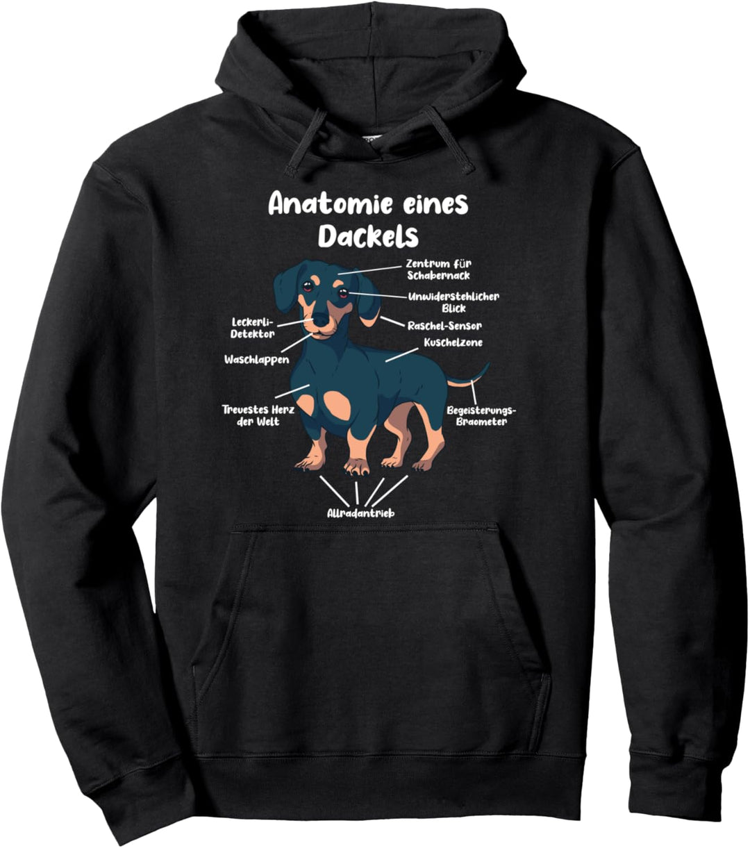 Anatomie eines Dackel Pullover Hoodie