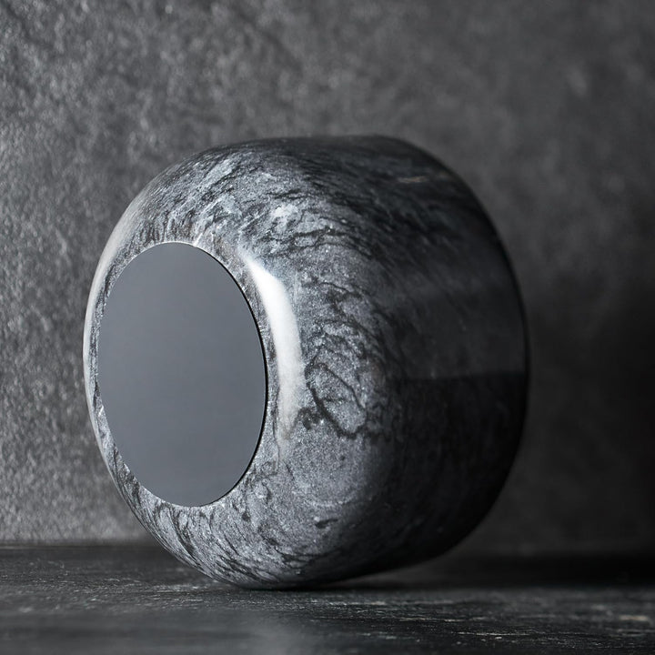 madeco - Edler Marmor Mörser mit Stössel Ø 14 cm - Perfekt geeignet für Gewürze, Kräuter &amp; Nüsse - S