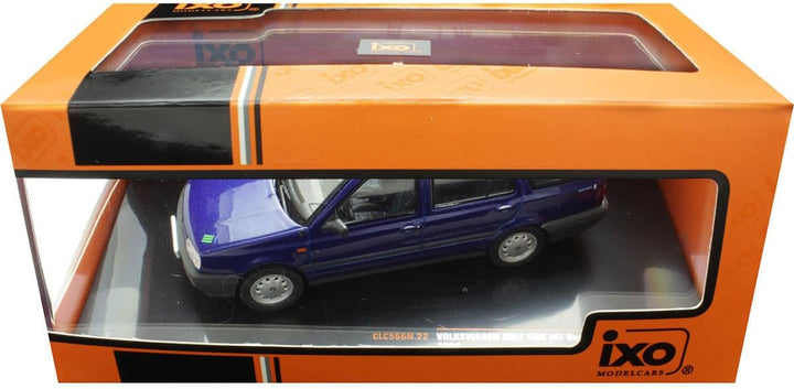 Modell in Scala Ixo Model kompatibel mit VW Golf III Variant Pink Floyd 1994 MET.BLUE 1:43 Modell CL