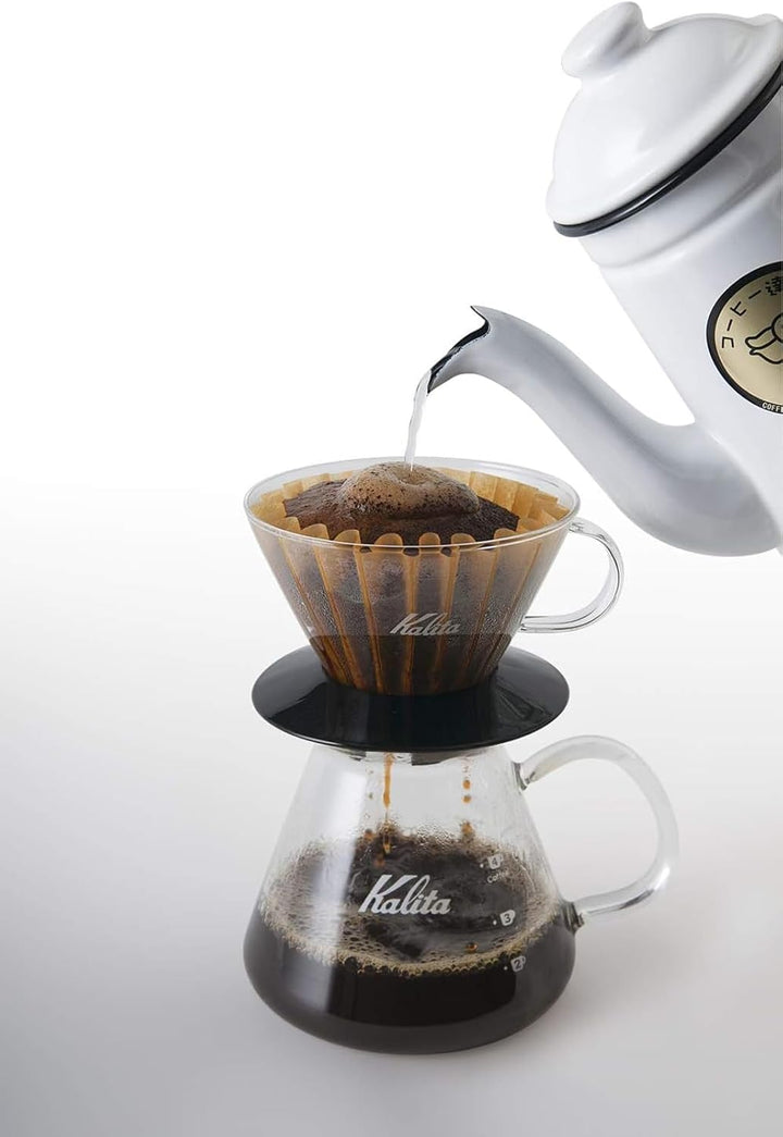 Kalita Wave Pour Over Coffee Driper, Grösse 185 °, für 160-26 Unzen, Single Cup Maker, hitzebeständi