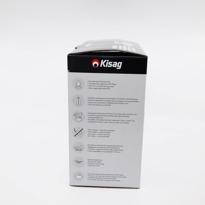 Kisag Rechaud LongFire Edelstahl