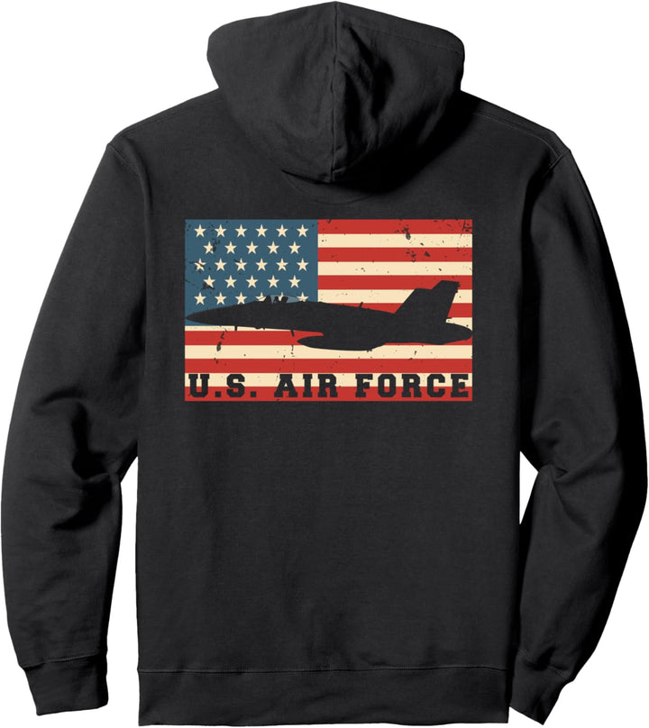 US Air Force United States Army Pilot Flugzeug Fliegen Pullover Hoodie