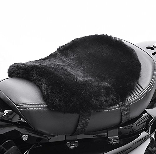 Lammfell Sitzkissen 32x27cm für Moto Guzzi V7 II Racer/Special/Stone/Stornello, V7 III Anniversario/