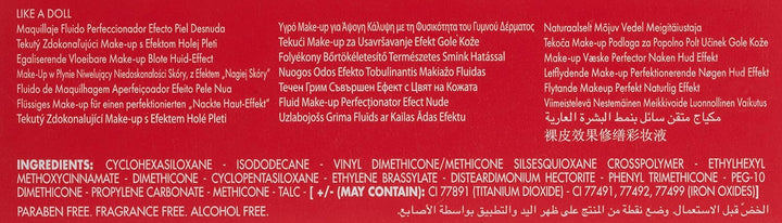 PUPA Milano Like A Doll Perfecting Make-up Fluid Porzellan 30 ml Porcelain, Porcelain