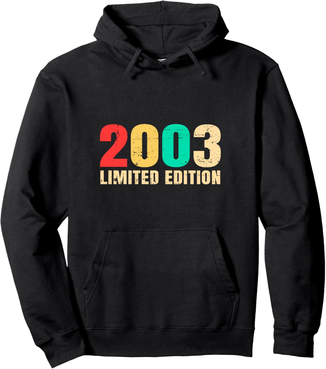 18. Jungen/ Mädchen Geburtstag Geschenk Limited Edition 2003 Pullover Hoodie