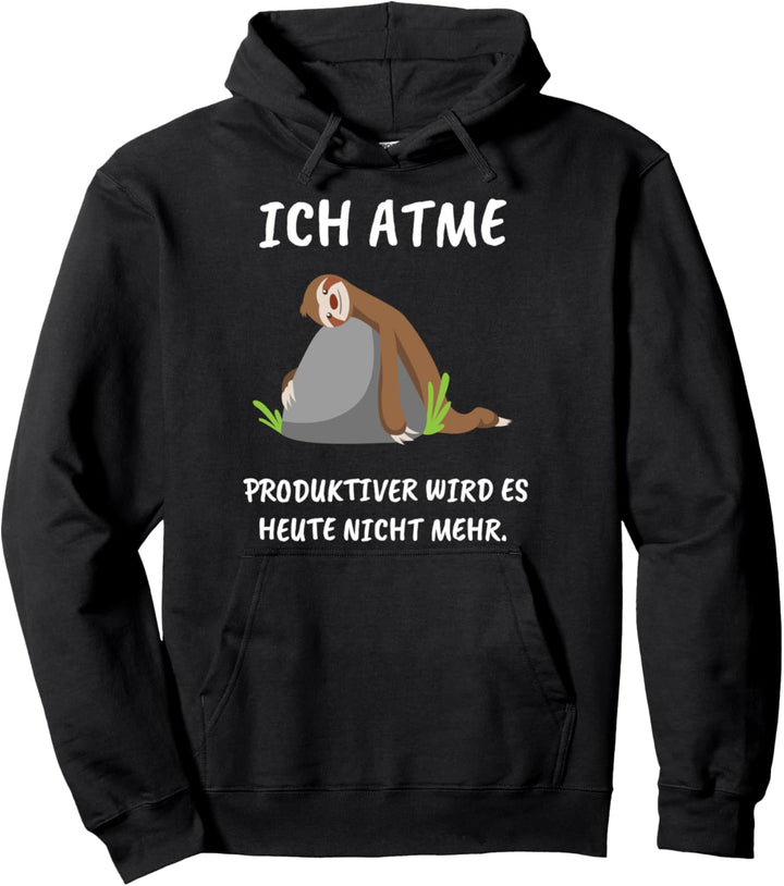 Lustiges Faultier Spruch Mitarbeiter Arbeitskollege Geschenk Pullover Hoodie