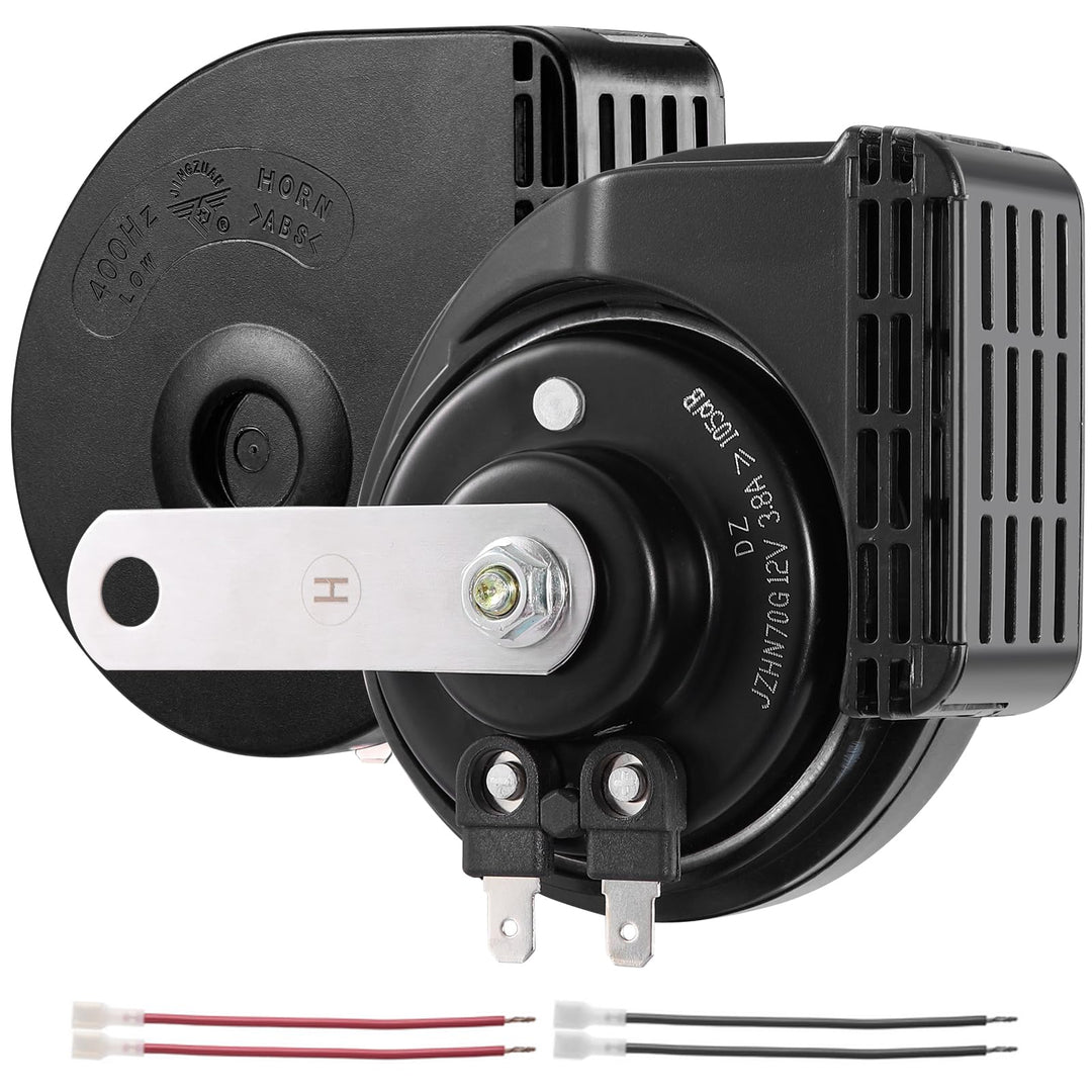 Rupse Hupe Autohupe 2 Stück, Laut Horn Signalhorn mit Wasserdichte, für 12v Pkw Lkw Wohnmobile Motor