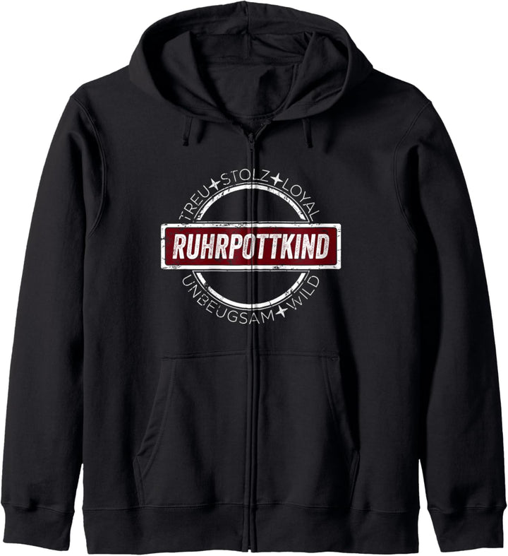 Ruhrpottkind Ruhrpott Stolz Kapuzenjacke