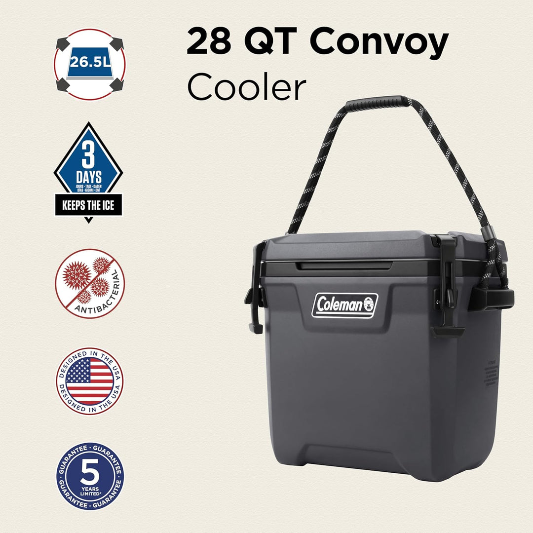 Coleman 28QT Convoy Kühlbox (Innenmasse 14,5 x 9,2 x 13,1cm)