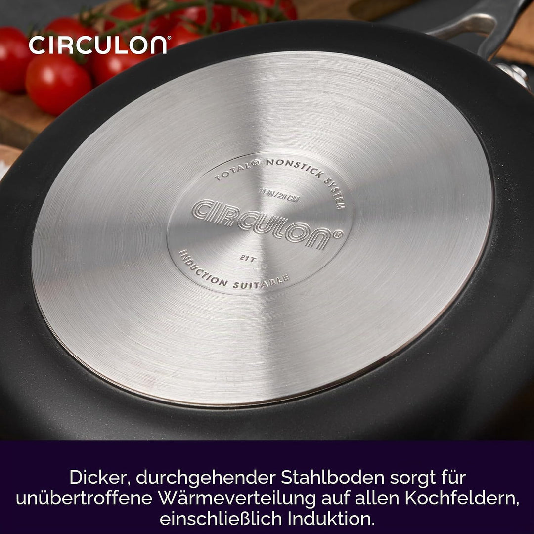 Circulon Style Kochtopf harteloxiert, tief, 26 cm/5,2 l 26 cm Kasserolle, 26 cm Kasserolle