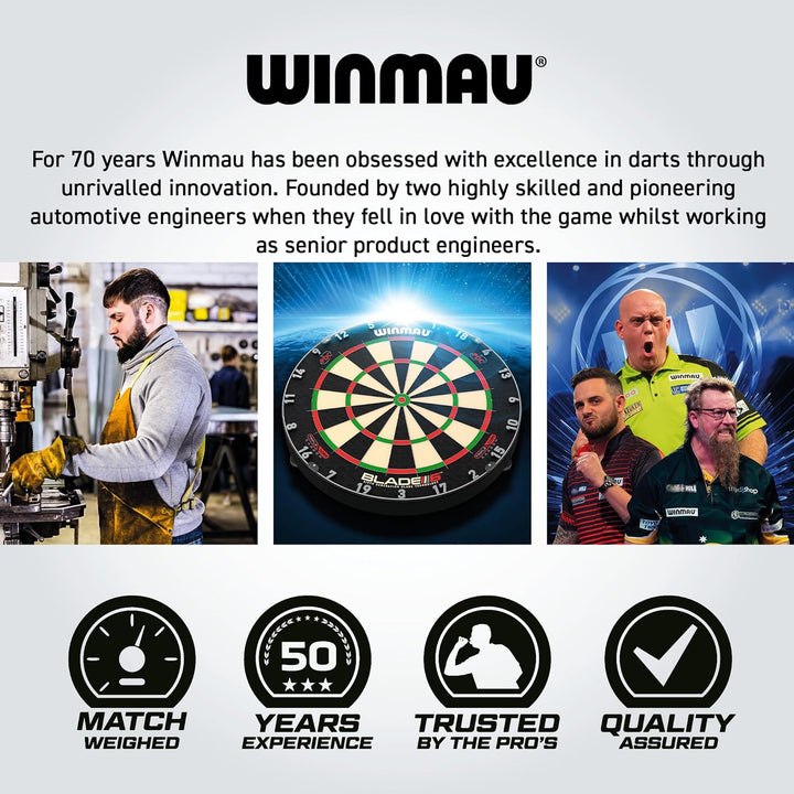 Winmau Dartboard Auffangring Einheitsgrösse Schwarz, Einheitsgrösse Schwarz